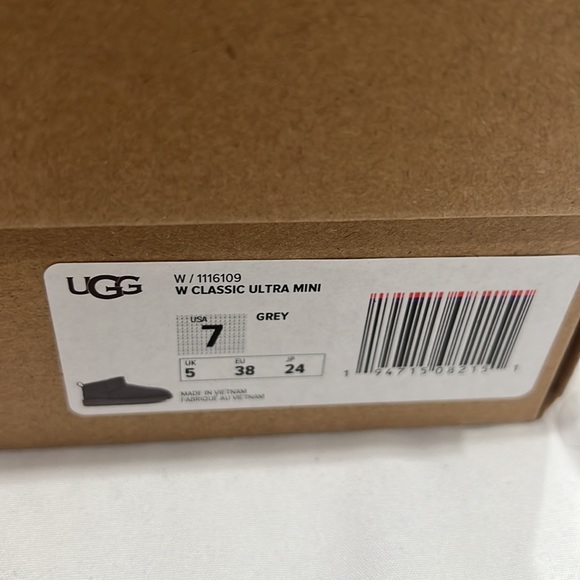 UGG Classic Ultra Mini Boot Grey - Picture 2 of 4